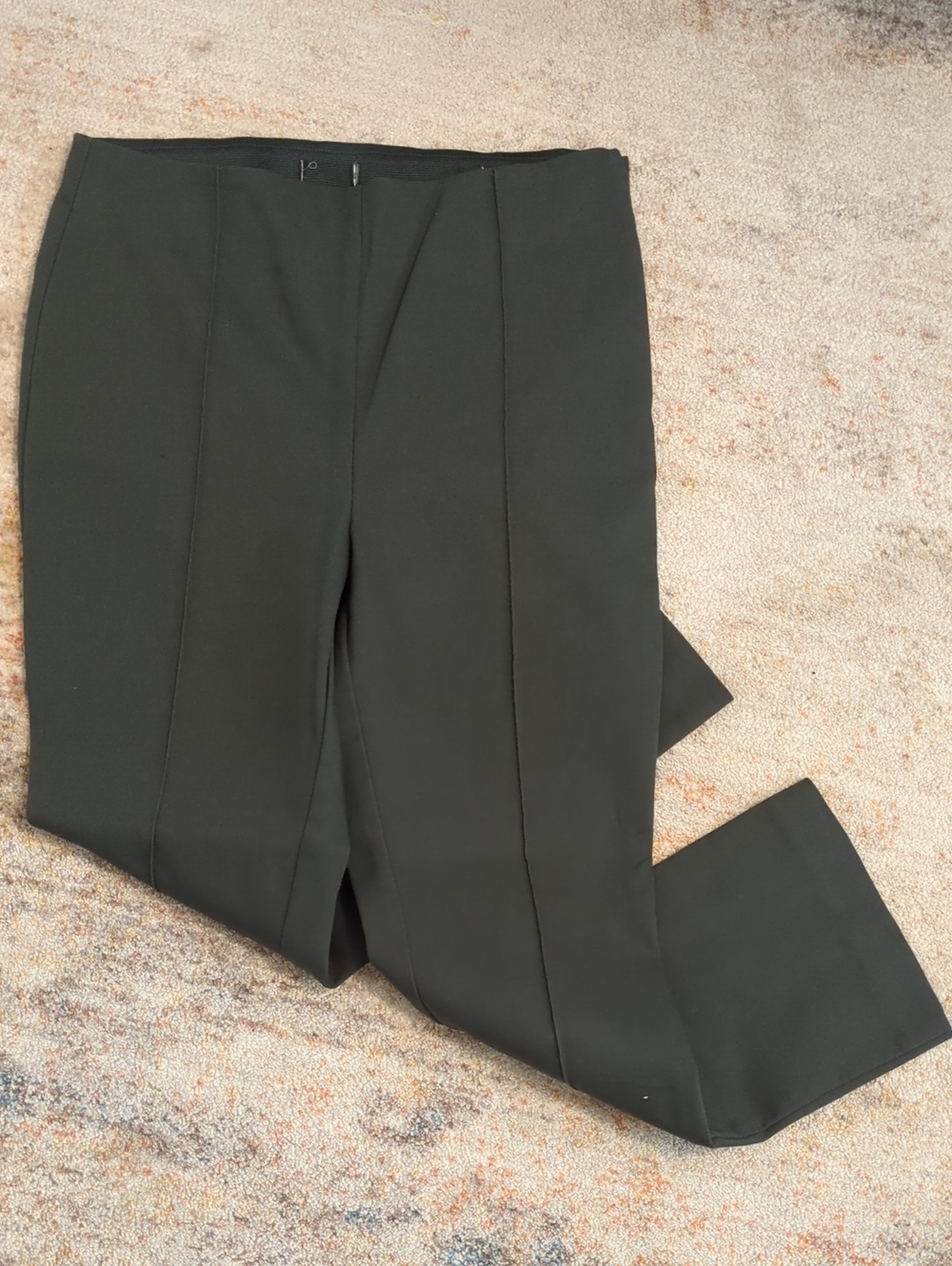 Source Unknown Black Women's Dress Pants - Tailored Crease Front